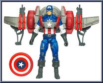Captain America (Air Assault Glider) from Captain America - The First Avenger - Deluxe Figures manufactured by Hasbro [Loose]