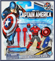 Captain America (Fortress Assault Mission) from Captain America - The First Avenger - Deluxe Figures manufactured by Hasbro [Front]