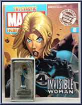 Invisible Woman from Classic Marvel Figurine Collection - Basic Series manufactured by Eaglemoss [Front]