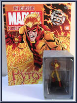Pyro from Classic Marvel Figurine Collection - Basic Series manufactured by Eaglemoss [Front]