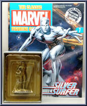 Silver Surfer from Classic Marvel Figurine Collection - Basic Series manufactured by Eaglemoss [Front]