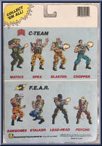 Matrix vs Sawbones from Commando - 2-Packs manufactured by Diamond [Back]
