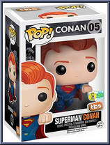 Superman Conan from Conan O'Brien - Pop! Vinyl Figures manufactured by Funko [Front]