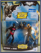 Batman vs. Bane from Dark Knight Rises - Exclusives manufactured by Mattel [Front]