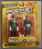 Green Lantern / Sinestro from DC Comics - Pocket Super Heroes - Series 1 manufactured by DC Direct [Front]