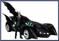 Alfred Pennyworth & Batmobile from DC Multiverse - Batman Forever manufactured by McFarlane [Loose]