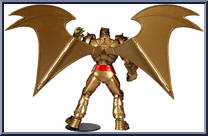 Batman (Hellbat Gold Suit) from DC Multiverse - Basic Series manufactured by McFarlane [Loose]