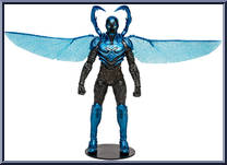 Blue Beetle (Battle Mode) from DC Multiverse - Blue Beetle Movie manufactured by McFarlane [Loose]