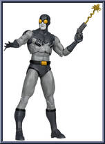 Blue Beetle (Black & White Accent Edition) (Gold Label) Action Figure