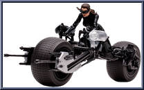 Catwoman and Batpod (Gold Label) from DC Multiverse - Dark Knight Rises manufactured by McFarlane [Loose]