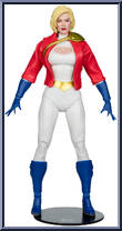 Power Girl (Power Girl: Reborn) (Platinum) from DC Multiverse - Collector Edition manufactured by McFarlane [Loose]