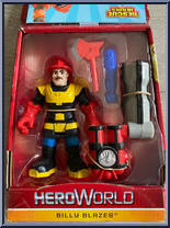 Billy Blazes from DC Super Friends - HeroWorld manufactured by Fisher-Price [Front]