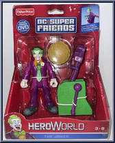 Joker from DC Super Friends - HeroWorld manufactured by Fisher-Price [Front]