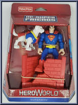 Superman from DC Super Friends - HeroWorld manufactured by Fisher-Price [Front]