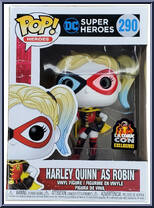 Harley Quinn as Robin from DC Super Heroes - Pop! Vinyl Figures manufactured by Funko [Front]
