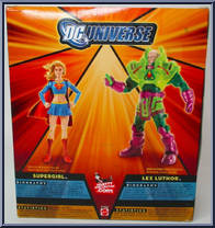 Supergirl vs. Lex Luthor from DC Universe Classics - 2-Packs manufactured by Mattel [Back]