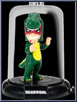 Deadpool (In Dinosaur Costume) from Deadpool - Domez - Series 4 manufactured by Zag Toys [Loose]