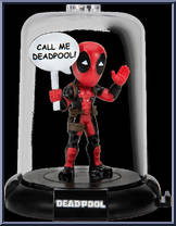Deadpool With Word Ballon from Deadpool - Domez - Series 4 manufactured by Zag Toys [Loose]