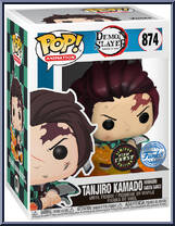 Tanjuro Kamado (Hinokami Kagura Dance) (Glows in the Dark) (Chase) from Demon Slayer - Pop! Vinyl Figures manufactured by Funko [Front]