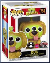 Alien (Dug) (Flocked) from Disney - Remix Pop! manufactured by Funko [Front]