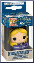 Mad Tea Party Attraction and Alice from Disney - Pop! Keychains manufactured by Funko [Front]