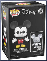 Mickey Mouse (Silver) from Disney - Pop! Die-Cast manufactured by Funko [Back]