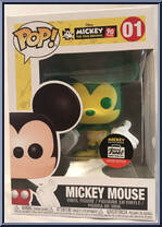 Mickey Mouse (Green / Yellow) from Disney - Mickey True Original Pop! manufactured by Funko [Front]