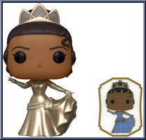 Tiana (Silver Dress) (Metallic) from Disney Princess - Pop! Vinyl Figures manufactured by Funko [Loose]