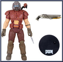 Doom Slayer (Red) (Gold Label) from Doom - Basic Series manufactured by McFarlane [Loose]