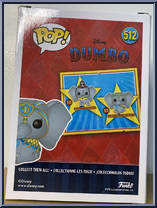 Dreamland Dumbo from Dumbo - Pop! Vinyl Figures manufactured by Funko [Back]
