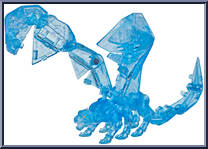 Displacer Beast (Blue) from Dungeons & Dragons - Dicelings manufactured by Hasbro [Loose]