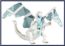 White Dragon from Dungeons & Dragons - Dicelings manufactured by Hasbro [Loose]