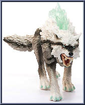 Snow Wolf from Eldrador - Creatures manufactured by Schleich [Loose]