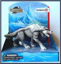 Snow Wolf from Eldrador - Creatures manufactured by Schleich [Front]