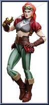 Red Sonja (Steampunk Legend) from Epic H.A.C.K.S - Basic Series manufactured by Boss Fight Studio [Loose]