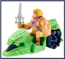 He-Man and Ground Ripper from Eternia Minis - Vehicles manufactured by Mattel [Loose]