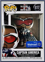 Captain America (Flying) from Falcon and the Winter Soldier - Pop! Vinyl Figures manufactured by Funko [Front]