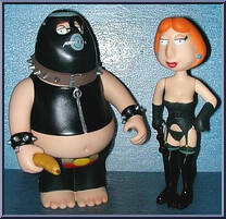 Nighttime Lois and Peter from Family Guy - Exclusives manufactured by Mezco [Loose]