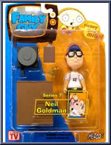Neil Goldman (White Shirt) from Family Guy - Series 7 manufactured by Mezco [Front]