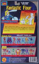Invisible Woman (Clear) from Fantastic Four - Series 2 manufactured by Toy Biz [Back]