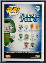 Doctor Doom from Fantastic Four - Pop! Vinyl Figures manufactured by Funko [Back]