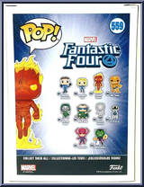 Human Torch from Fantastic Four - Pop! Vinyl Figures manufactured by Funko [Back]