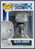 Silver Surfer from Fantastic Four - Pop! Vinyl Figures manufactured by Funko [Front]