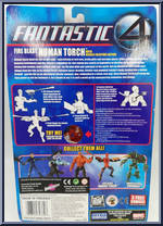Human Torch (Fire Blast) from Fantastic Four - Movie - Series 5 manufactured by Toy Biz [Back]