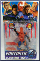 Human Torch (Fire Blast) from Fantastic Four - Movie - Series 5 manufactured by Toy Biz [Front]