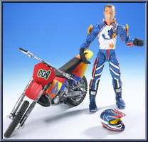 Human Torch (Extreme) from Fantastic Four - Movie - Series 6 manufactured by Toy Biz [Loose]