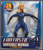 Invisible Woman from Fantastic Four - Movie - Deluxe Figures manufactured by Toy Biz [Front]
