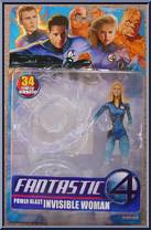 Invisible Woman (Power Blast) from Fantastic Four - Movie - Series 1 manufactured by Toy Biz [Front]