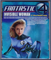 Invisible Woman from Fantastic Four - Movie - Deluxe Figures manufactured by Toy Biz [Back]
