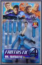Mr. Fantastic (Bendy Attachments) from Fantastic Four - Movie - Series 1 manufactured by Toy Biz [Front]